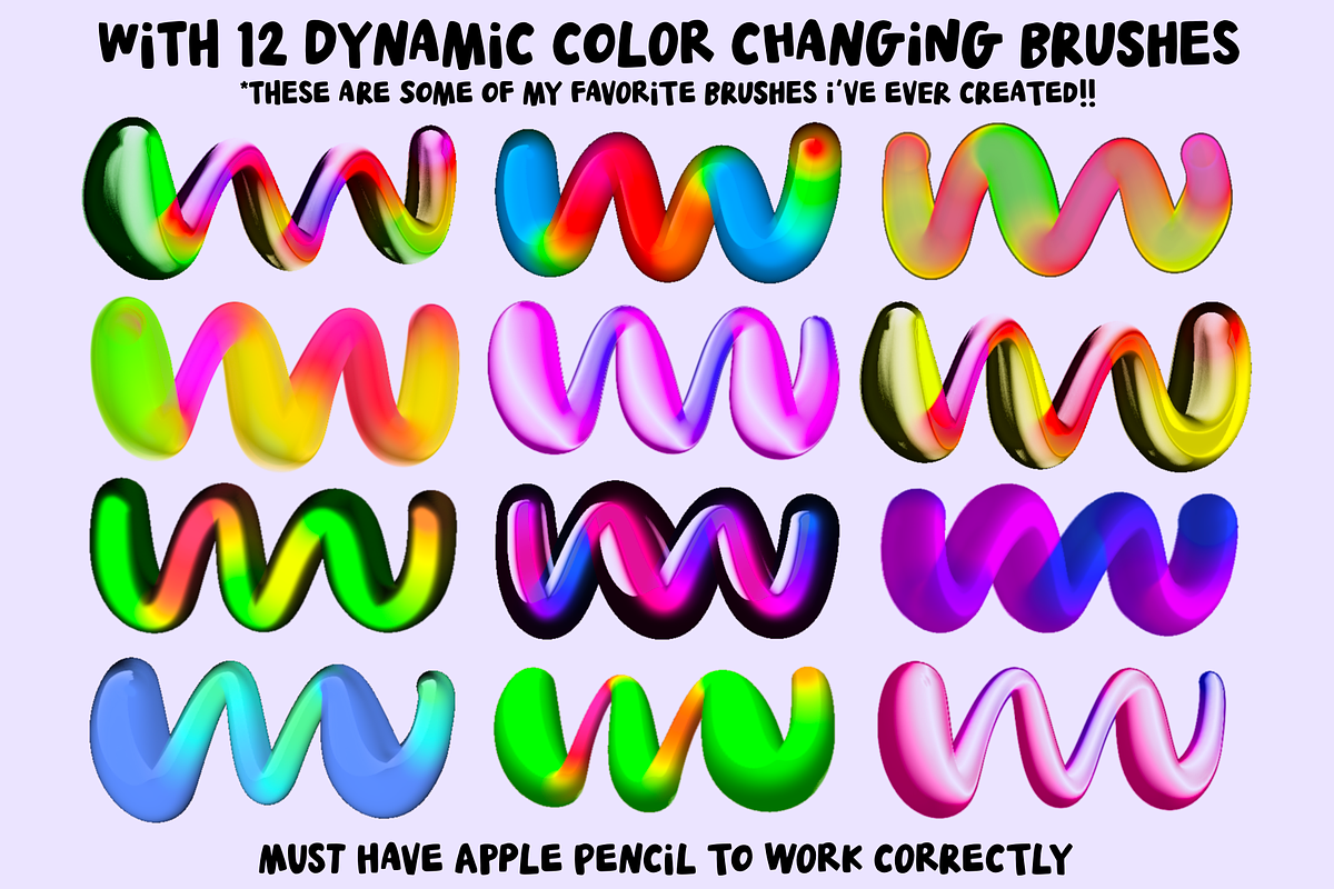 Procreate 3D Bubbles Brush Set!, a Brush Add-On by AlwaysBeColoring (Photo 5 of 11)