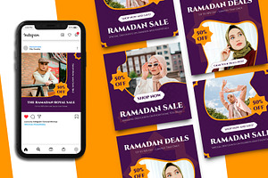 Ramadan Sale Instagram Post Template, a Social Media Template by Artnivora.Std