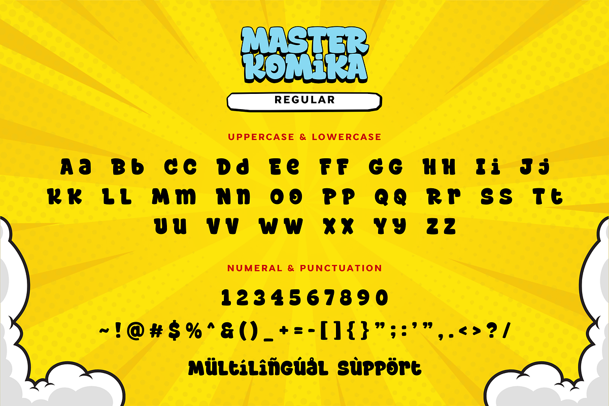 Master Komika - Comic Display Font, a Handwritten Font by Sronstudio (Photo 13 of 16)