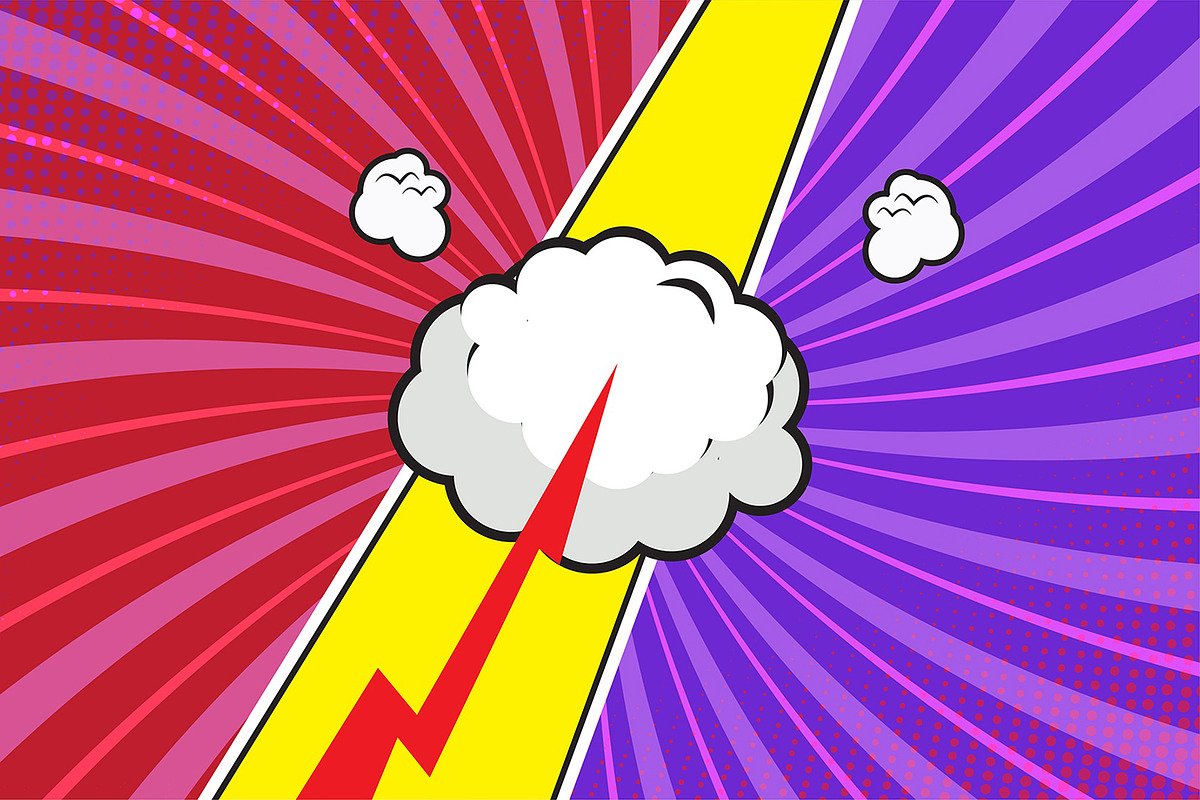 48 Vector Comic Background Bundle, a Background Graphic by MRI STUDIO (Photo 11 of 18)