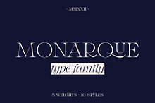 Monarque - Classy Serif Type Family