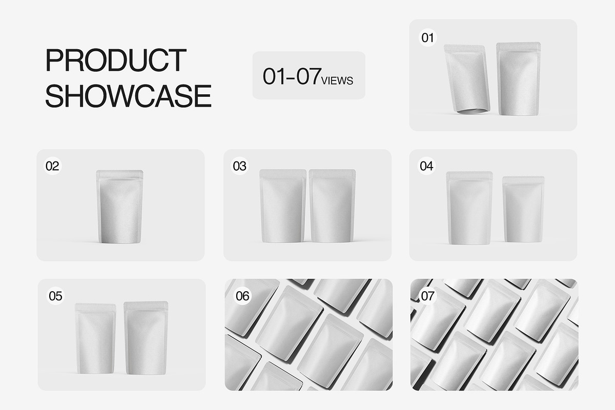 Kraft Paper Stand-Up Pouch Mockup, a Packaging Mockup by Ram Studio LLC (Photo 14 of 14)