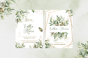 Fresh & Leavey Wedding Invitation, an Invitation Template by Weddinginvitation by Fati (Thumbnail 2 of 2)