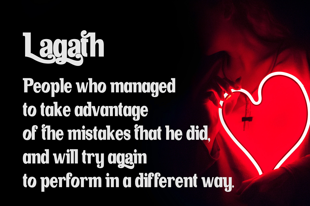 Lagath - Serif style font, a Serif Font by mahstudios (Photo 2 of 8)