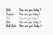 Small Rhythm, a Script Font by TKDoodle (Thumbnail 2 of 9)