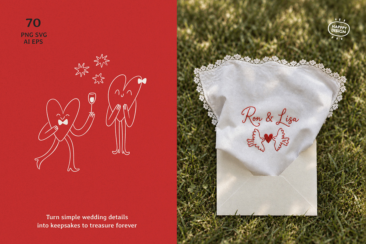 Love Wedding Doodles, a Person Illustration by happpydesign (Photo 3 of 12)