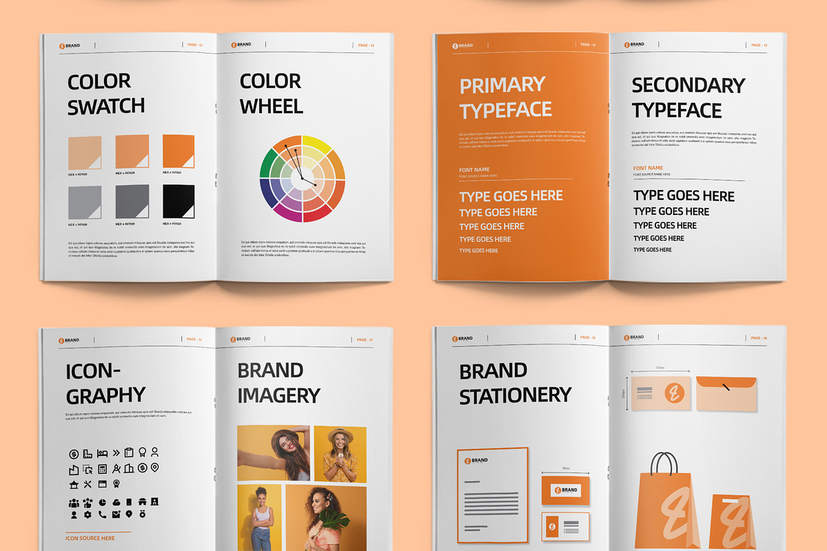 Brand Guidebook Layout, a Brochure Template by ContestDesign (Photo 3 of 4)