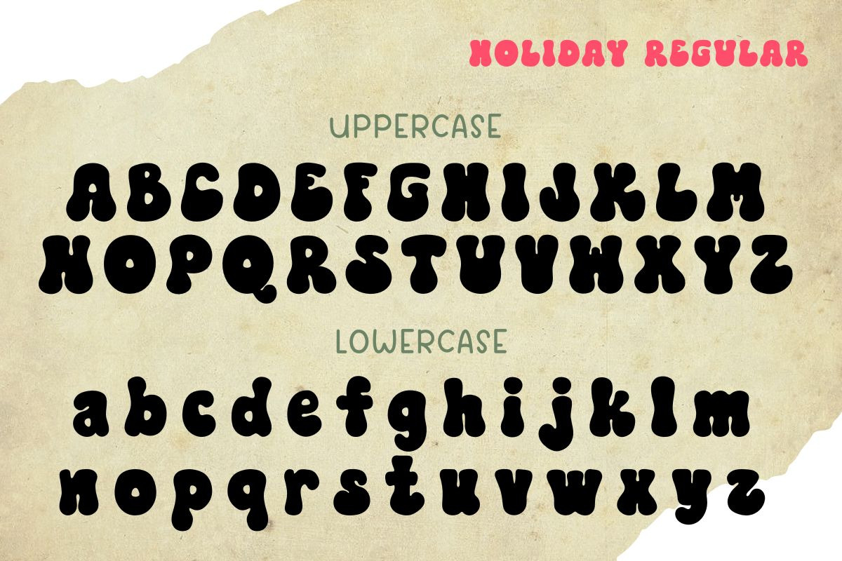 Holiday - Font Duo, a Symbol Font by AnningArts (Photo 9 of 12)