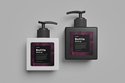 Square Pump Bottle Mockup, a Packaging Mockup by AndikaGraphic (Thumbnail 5 of 7)