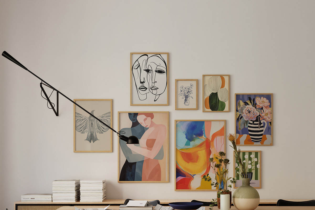 Contemporary Prints and Posters, a Background Graphic by Laras Wonderland (Photo 6 of 15)