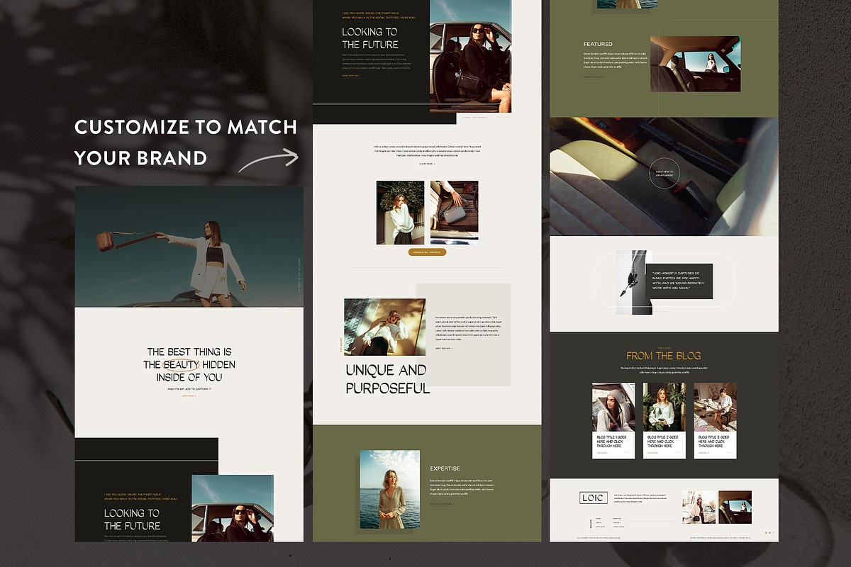 Showit Website Template | Loic, a Websites & App Template by sophieameliadesigns (Photo 3 of 5)