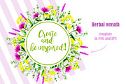 Watercolor summer herbal, an Illustration by Fresh-shop (Thumbnail 3 of 6)