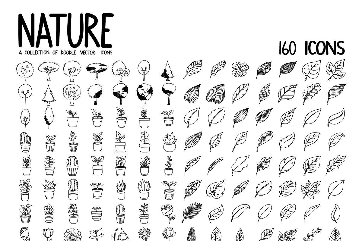 4300+ Hand-Drawn Doodle Icons Bundle, an Outline Icon by TKDoodle (Photo 24 of 36)