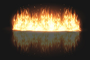 illustration of burning fire flame, an Illustration by Tomass2015 (Thumbnail 1 of 2)