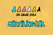 KNOCKWORK - Comic SVG Color Font, a Handwritten Font by Rashdrawn (Thumbnail 2 of 7)