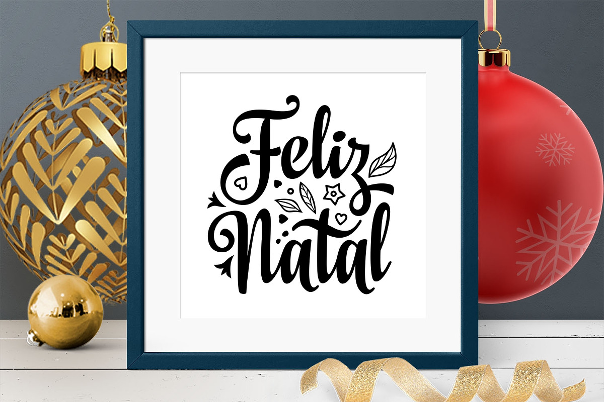 Portuguese Christmas Feliz Natal, an Object Graphic by Zoya Miller (Photo 6 of 10)
