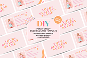 Pastel Business Card Template, a Business Card Template by SunshineStudioBoutique (Thumbnail 2 of 9)