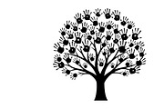 family handprint tree silhouette, an Illustration by Amazin_art (Thumbnail 29 of 29)
