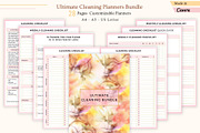 Ultimate Cleaning Planners Bundle, a Stationery Template by CreativeBundlex (Thumbnail 1 of 7)