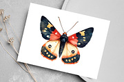 Watercolor Gothic Garden Clipart, an Illustration by Canvas Craft (Thumbnail 5 of 8)