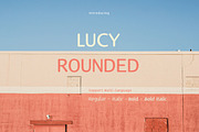 Lucy Rounded, a Sans Serif Font by Me55enjah Design (Thumbnail 1 of 5)