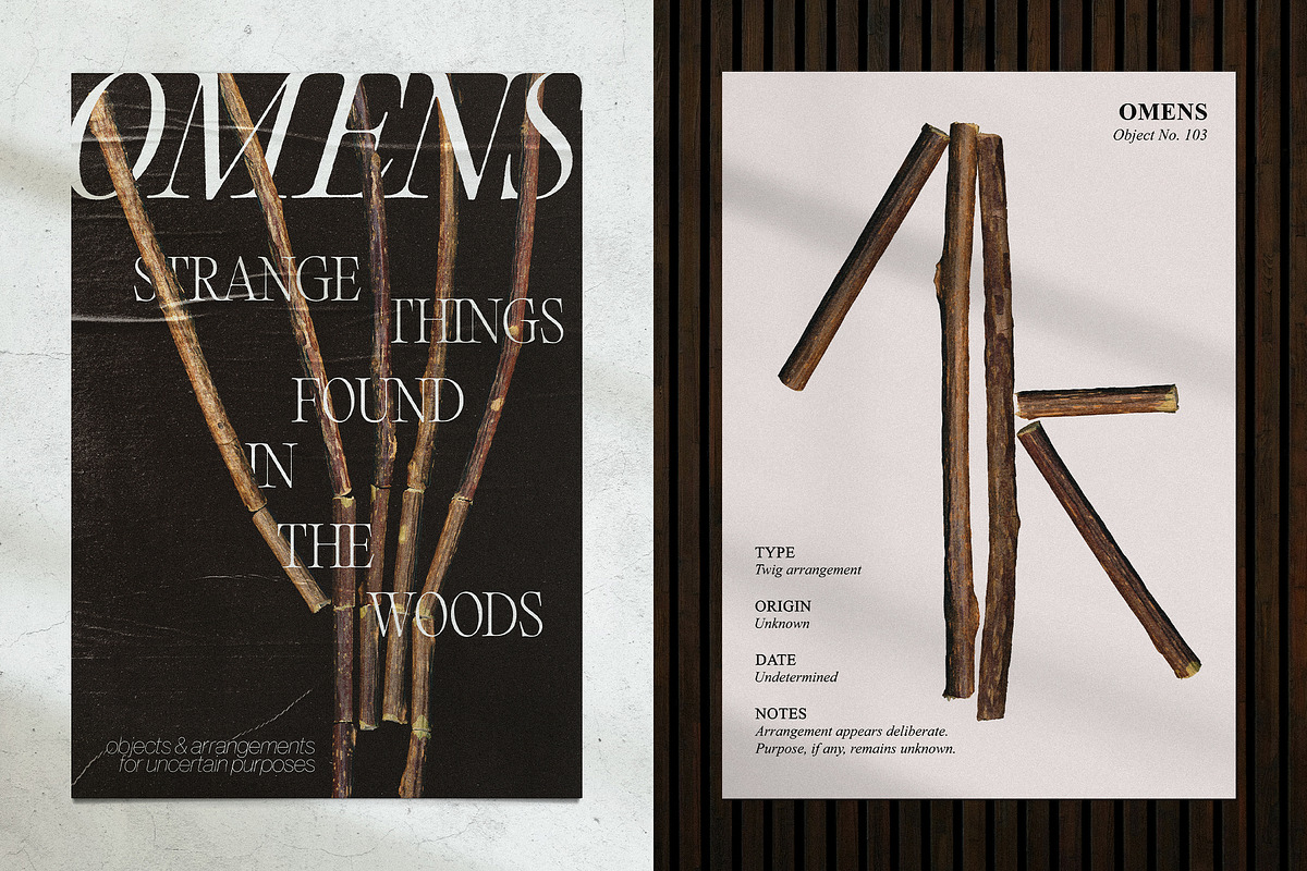 Omens: Witchy Twig Graphics, an Object Graphic by Dina Mae (Photo 4 of 10)