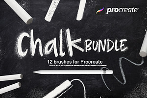 Chalk bundle for Procreate