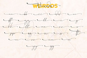 Intro SALE // Weirdos Font Duo, a Script Font by Digital Hustler (Thumbnail 2 of 10)