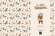 Little Western – clipart and pattern, an Animal Illustration by avdnadi (Thumbnail 11 of 11)