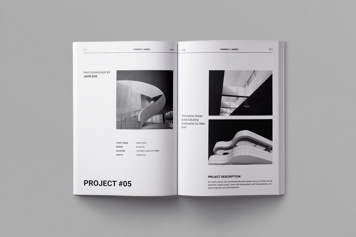 Architecture Portfolio - Canva, INDD, a Brochure Template by Work-Envance (Photo 10 of 15)