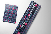 Pink, blue and black, a Pattern Graphic by Anya-D (Thumbnail 4 of 8)