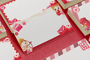 Cupid Mail Service Watercolor, a Seasonal Illustration by CreativeValuation (Thumbnail 11 of 12)