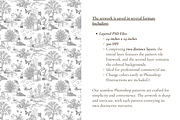 Medical Toile de Jouy Pattern, a Background Graphic by Hughes Studio (Thumbnail 5 of 8)