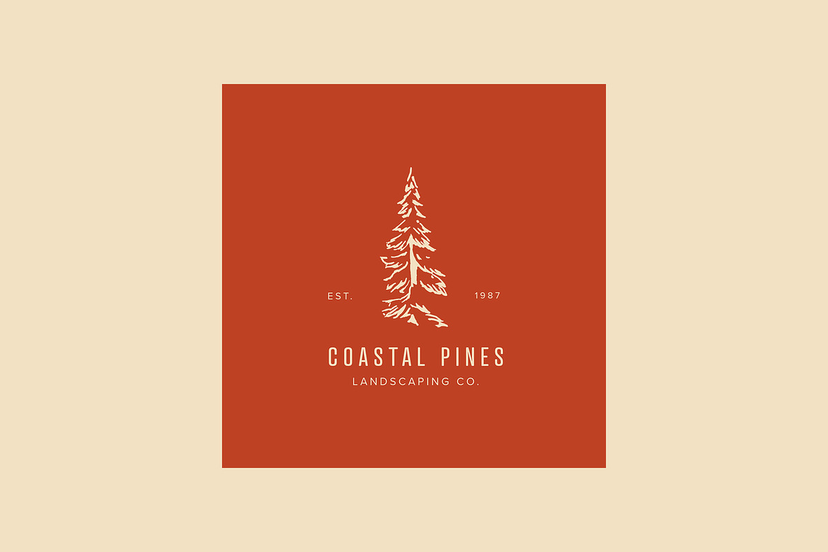 Vintage Pine Forest | Illustrations, an Object Illustration by Max Lockwood (Photo 13 of 18)