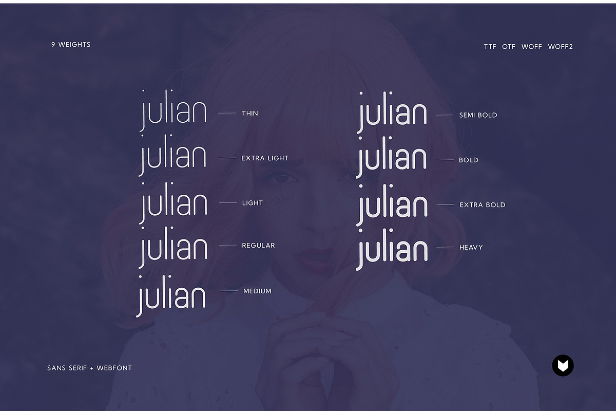 Julian Pro Display Typeface, a Sans Serif Font by Foxtype (Photo 7 of 7)