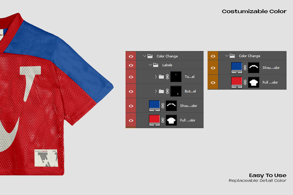 AMERICAN FOOTBALL JERSEY, an Apparel Mockup by Voyage Studio (Photo 4 of 4)