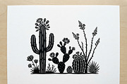 60 Desert Cactus Floral Silhouette, a Seasonal Illustration by Amazin_art (Thumbnail 8 of 38)
