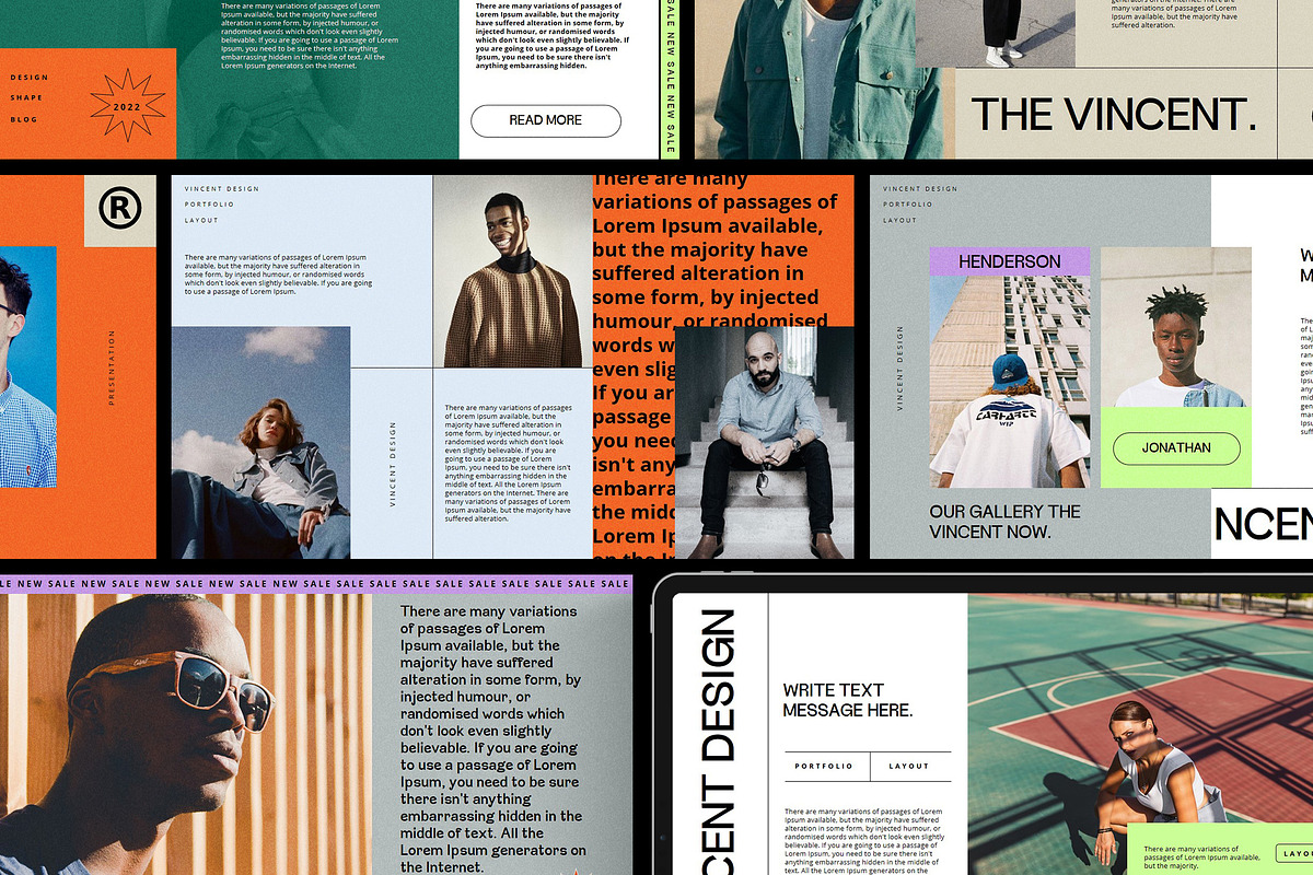 Vincent - Google Slide Presentation, a Presentation Template by Creavora (Photo 1 of 7)