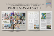 Canva Newsletter Template, a Magazine Template by Oshin Design (Thumbnail 2 of 7)