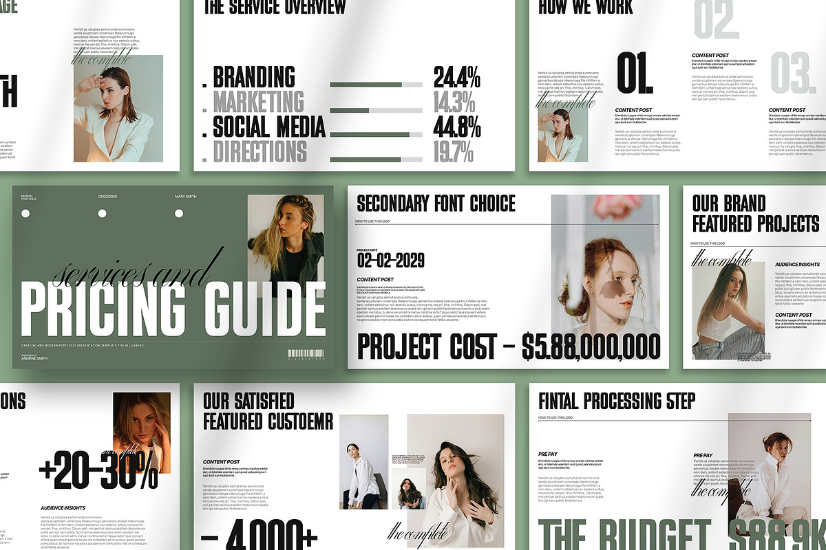 Services and Pricing Guide Template, a Presentation Template by Oriofix (Photo 3 of 11)