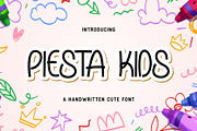 Piesta Kids - Playful Cute Font, a Handwritten Font by fluffstudio (Thumbnail 5 of 9)