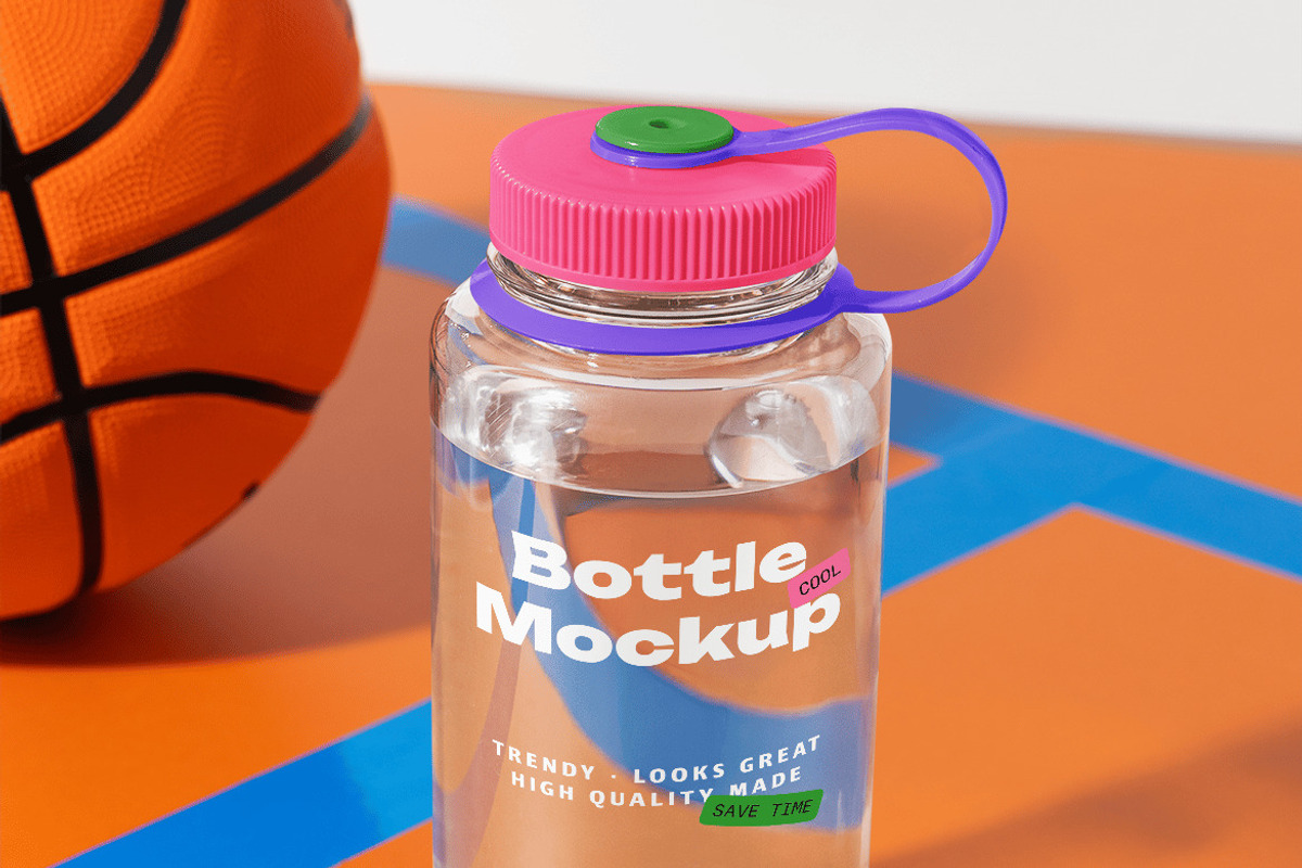 Active Lifestyle Bottle PSD Mockups, a Cups & Container Mockup by UInstrument (Photo 6 of 6)