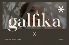 Galfika – Stylish Serif Font