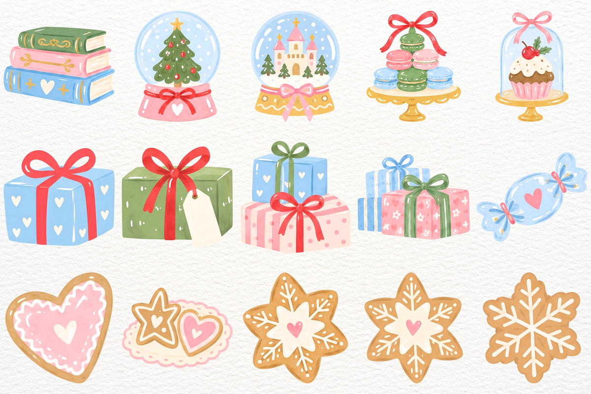Nutcracker Ballet Clipart Christmas, a Seasonal Illustration by SugarCloudStudioArt (Photo 6 of 6)