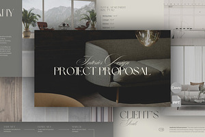 Interior Design Project Proposal, a Presentation Template by CreativeFolks