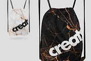 Drawstring Bag Mockup Set, a Product Mockup by Creatsy (Thumbnail 4 of 8)