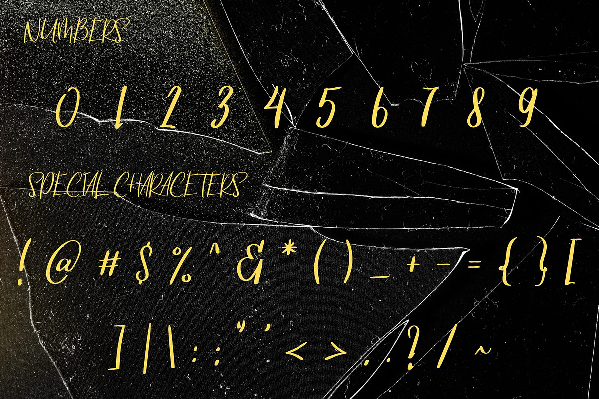 Heart Ticker Calligraphy Font, a Handwritten Font by PaperMoon (Photo 7 of 7)