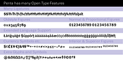 Penta, a Sans Serif Font by Wiescher-Design (Thumbnail 7 of 8)