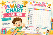 15 Kids Planners Printable Bundle, an Education Illustration by TukTuk Design (Thumbnail 4 of 17)