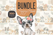 Puppy Paws. Big Dog Bundle, an Illustration by OctopusArtis (Thumbnail 1 of 8)